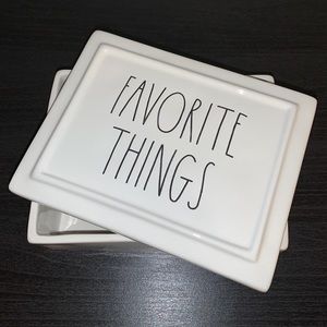 Rae Dunn “Favorite Things” Jewelry Box
